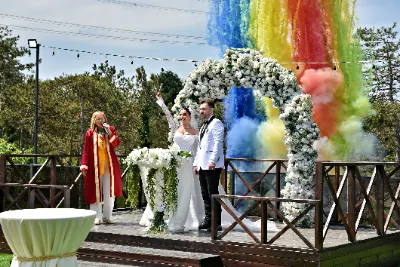 POİ BOĞAZ BAHÇE Kır Düğünü İstanbul - Düğün Salonu Fotoğrafı küçük 9