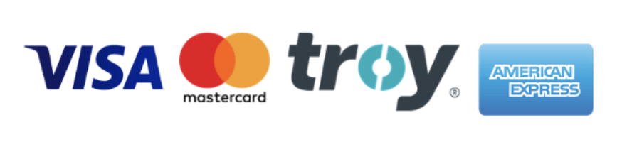 Visa, Mastercard, Troy, American Express