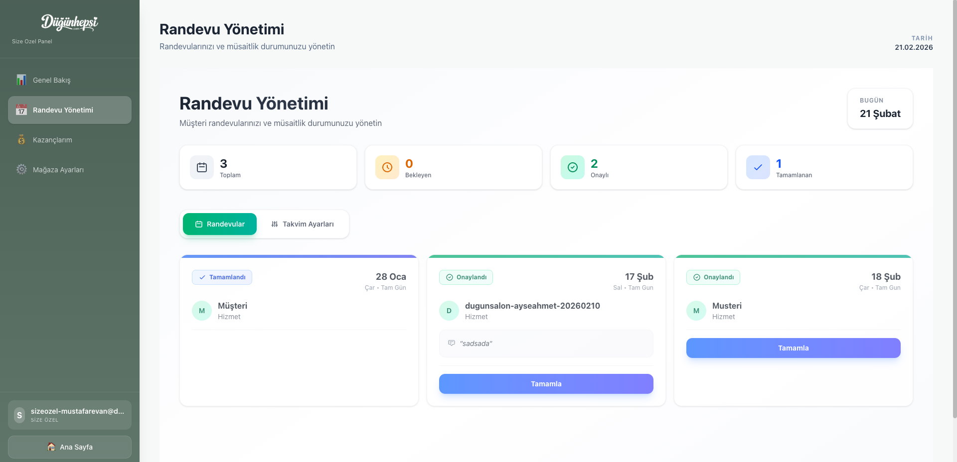 Müşteri Yorumları